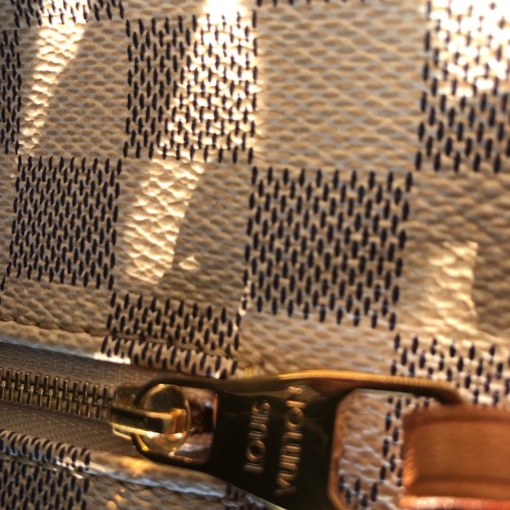 💯 Authentic Louis Vuitton Damier Azur lena MM - Picture 4 of 11